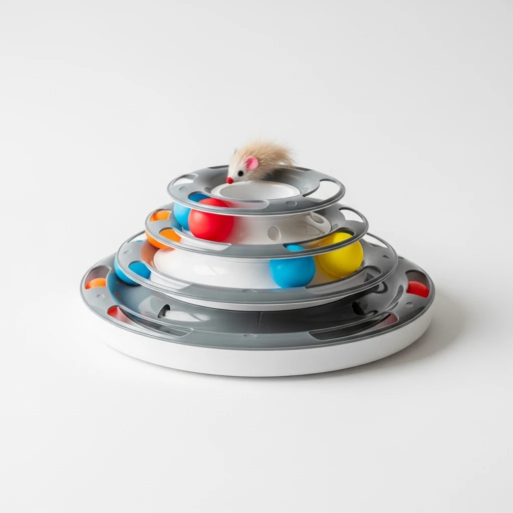 Frisco Ball track cat toy