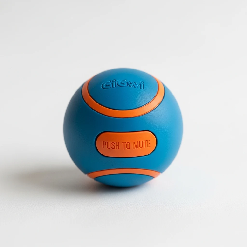 GiGwi Push to mute squeaky ball image 2