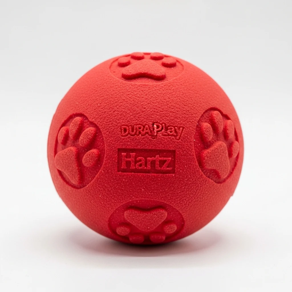 Hartz Dura Play latex dog ball image 3