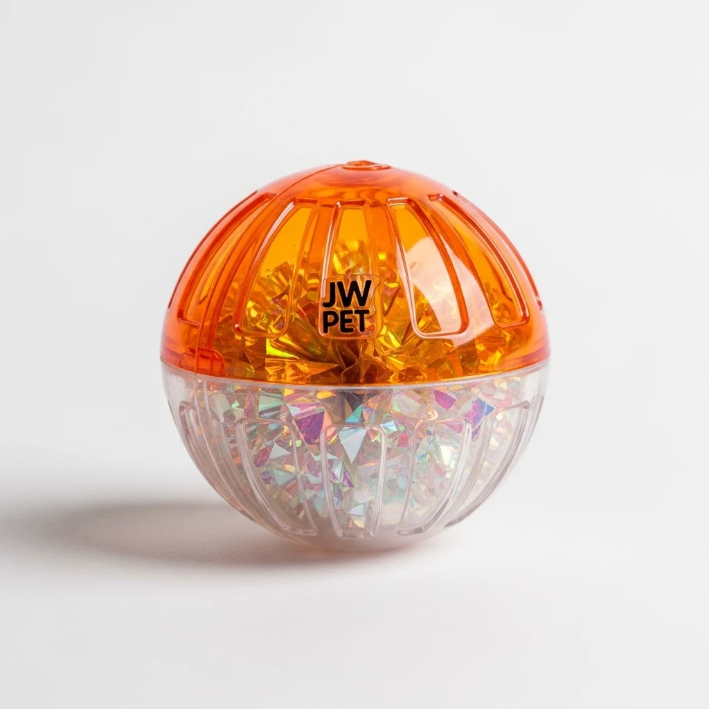 JW Pet Crackle Ball cat toy image 2
