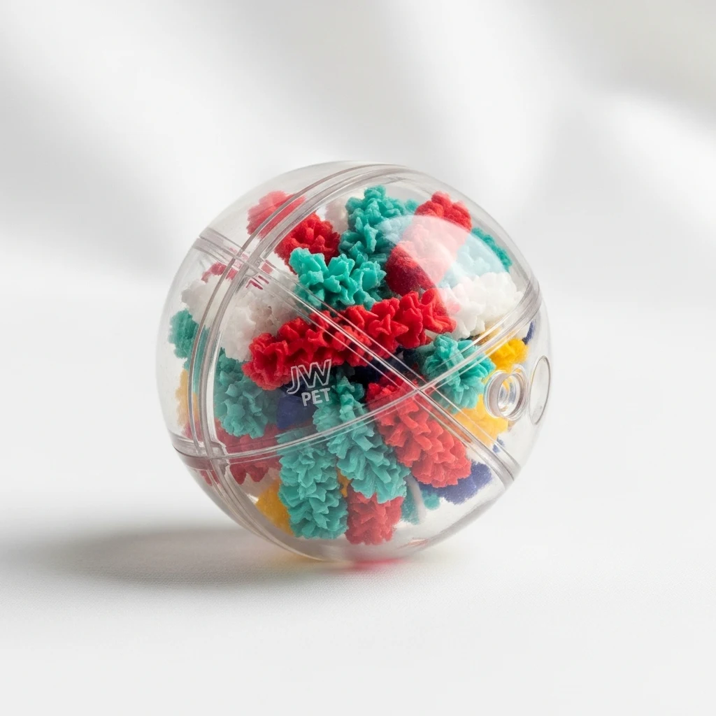 JW Pet Crackle Ball cat toy image 3