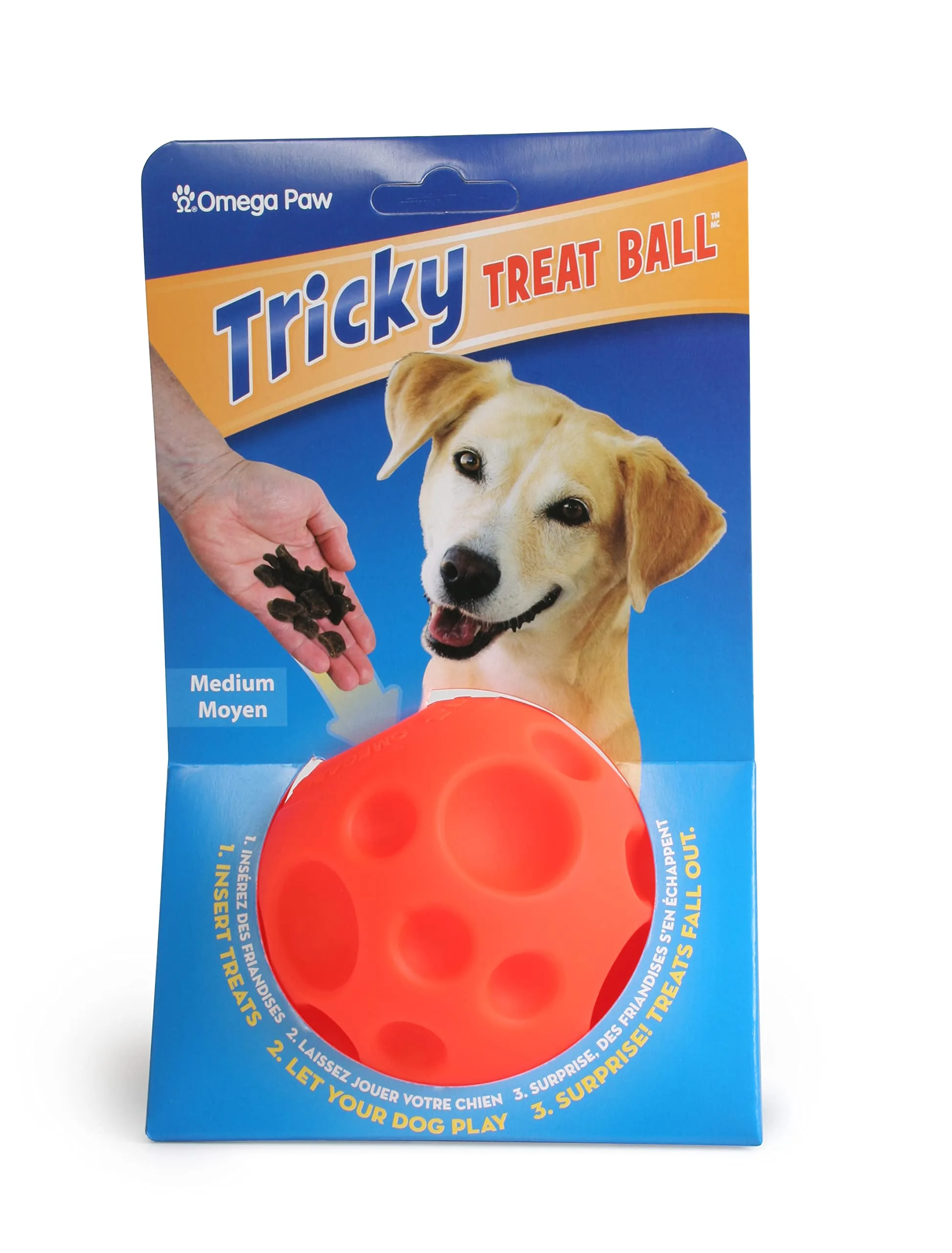 Omega Paw Tricky Treat ball