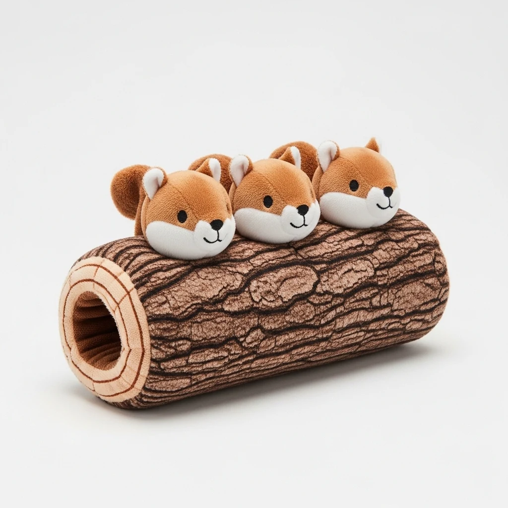 Outward Hound Hide-A-Squirrel plush