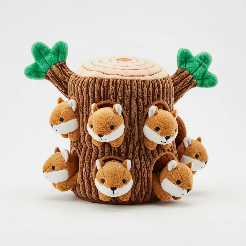 Outward Hound Hide-A-Squirrel plush image 2