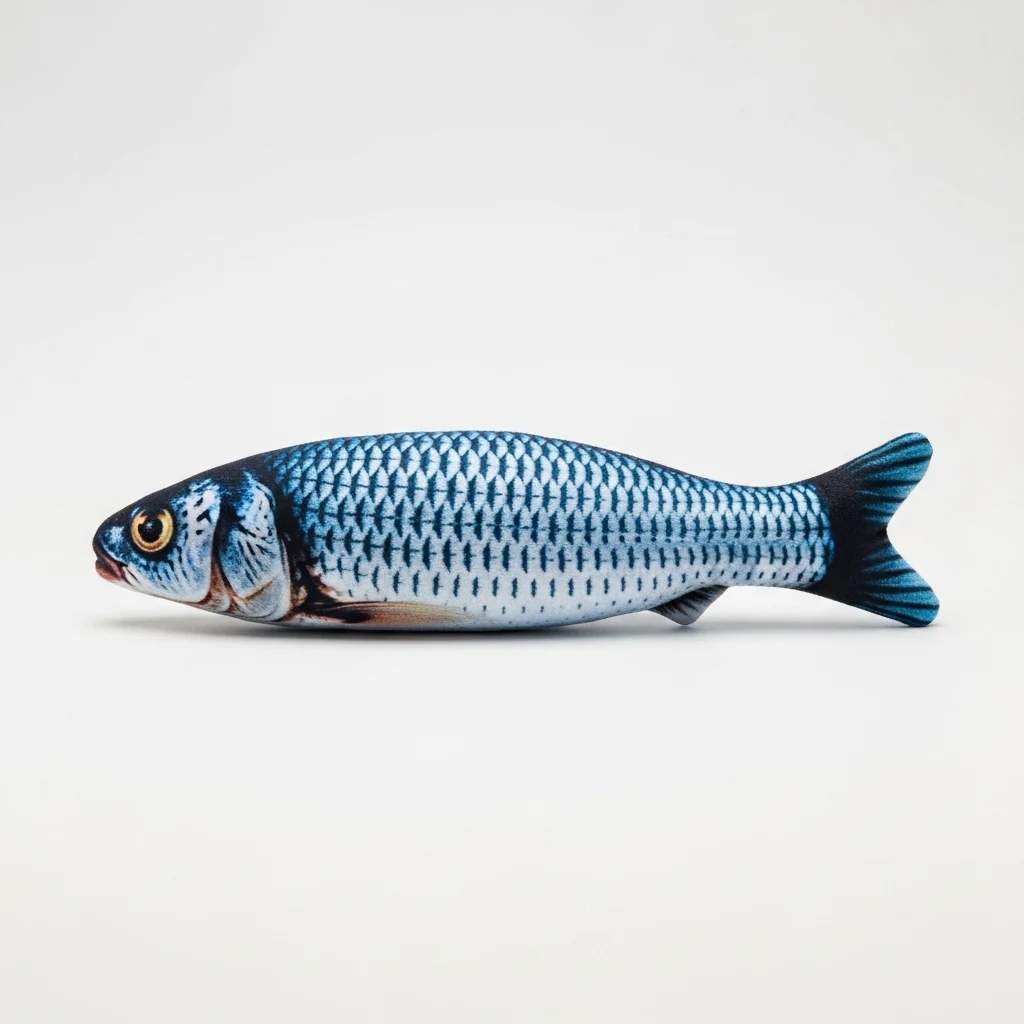 Purr-fect Feline Kicker fish plush image 3