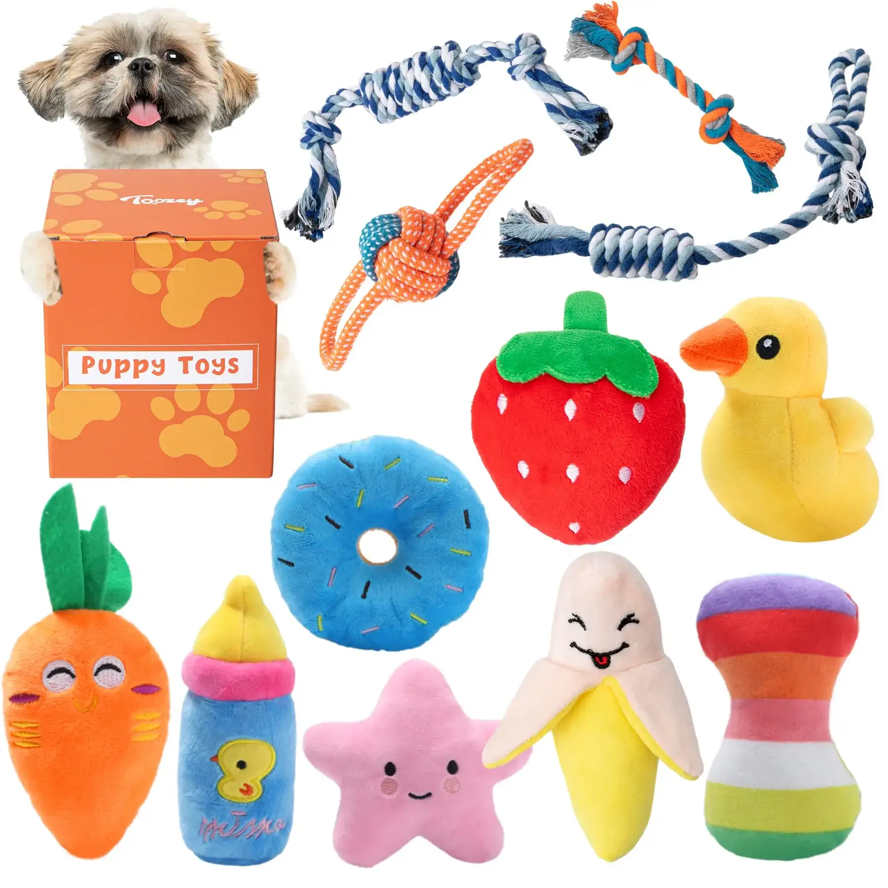 Toozey Puppy rope chew toy image 3